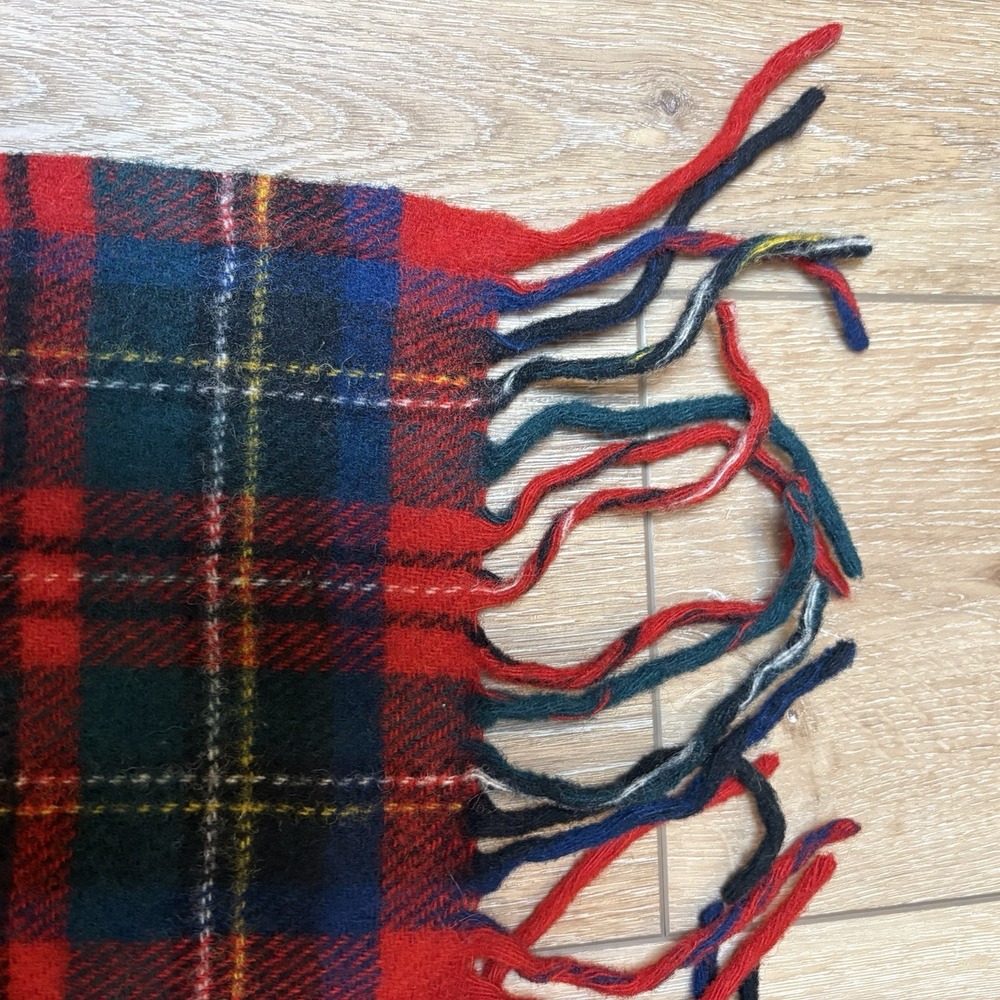 VTG Pendleton Virgin Wool Plaid Stadium Blanket Robe in a Bag Case Seat Cushion - Picture 5 of 15